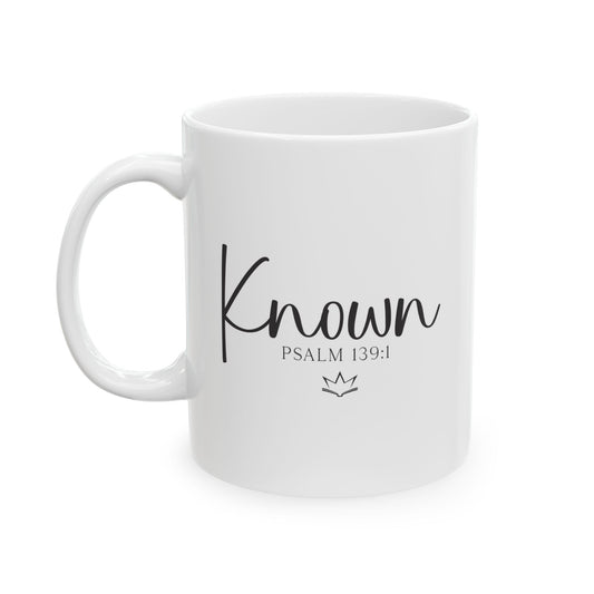 Known | Christian Mug
