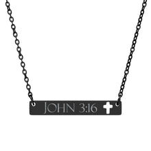 JOHN 3:16 | Christian Cross Necklace