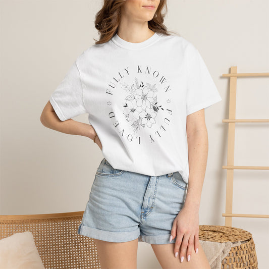 FULLY KNOWN FULLY LOVED | Christian T-Shirt