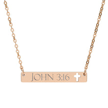 JOHN 3:16 | Christian Cross Necklace