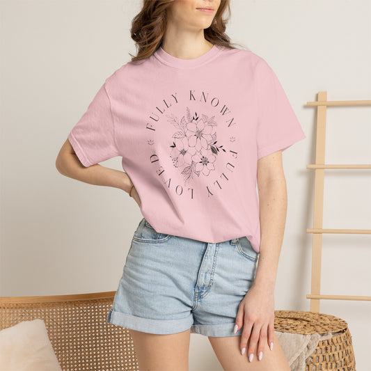 FULLY KNOWN FULLY LOVED | Christian T-Shirt