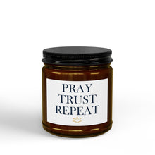 Pray Trust Repeat | Christian Candle